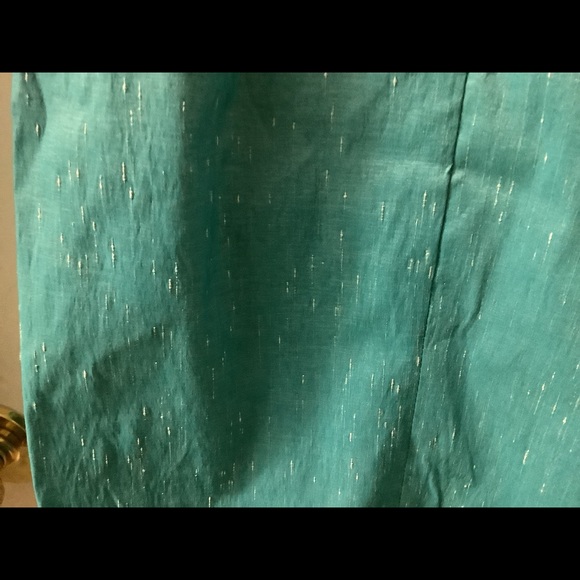 Stretchy fancy teal mini dress. Worn once to a snazzy party then packed away. - Picture 3 of 5